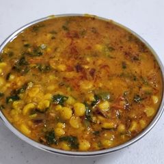 Chana methi tadka dal A picture of Chana methi tadka dal.