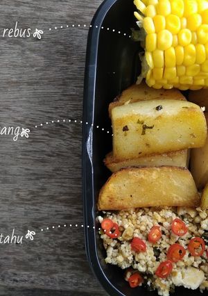 Foto resep Menu diet sehat ala Tissa #day2