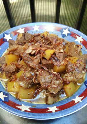 Foto resep Semur Kentang Daging Rempah