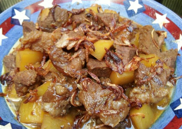 Resep Semur Kentang Daging Rempah Anti Gagal