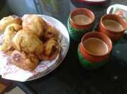 A picture of paneer cheese bread roll