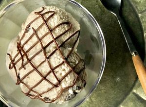 Gambar Homemade Vanilla Oreo Ice Cream