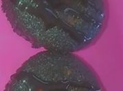 A picture of compound dark chocolate
