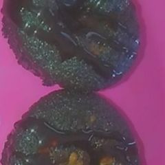 Chocolate lava muffins without sugar-baked A picture of Chocolate lava muffins without sugar-baked.