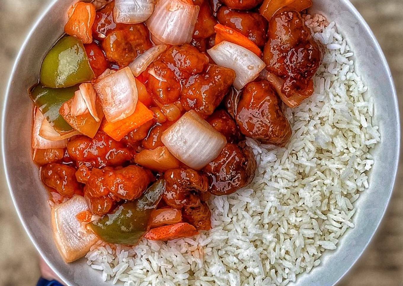Sweet & Sour Pork w/ Rice
