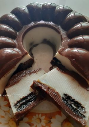 Foto resep Puding Coklat Oreo