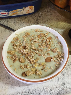 Una foto de Smoothie de kiwi y plátano (mi versión)