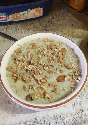 Una foto de Smoothie de kiwi y plátano (mi versión)