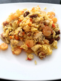 Una foto de Arroz con caramones