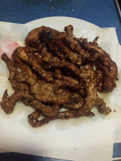 Una foto de Tiras de pollo rebozado con avena y especias