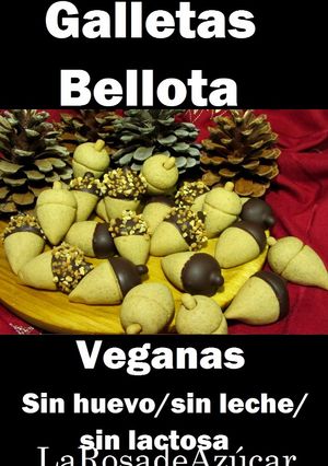 Una foto de Navidad VEGANA! Galletas Bellota. Sin huevo/sin leche/sin lactosa