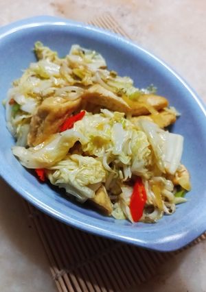 Foto resep Tumis Sawi Putih Tahu Tauge