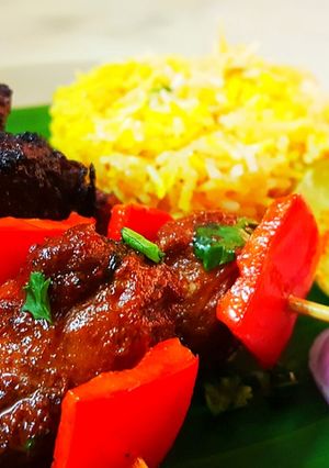 A picture of Sultani Gosht Boti.