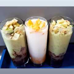 Alpukat kocok + mangga susu-レシピのメイン写真
