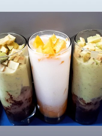 Cara Gampang Membikin Resep Alpukat kocok + mangga susu yang Sempurna Anti Ribet, Menggugah Selera