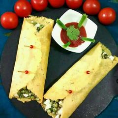 A picture of Mung Dal Chilla.