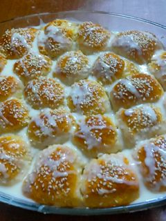 صورة لوصفة خلية النحل بالجبنه