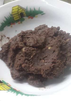 Una foto de Pasta dulce  de garbanzos y cacao 🍫 para rellenos o untar