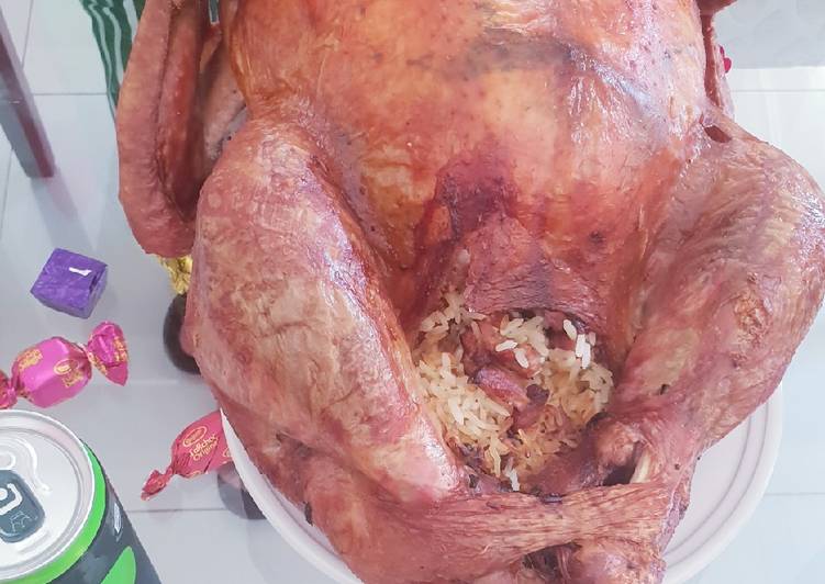 Rice stuffed Turkey