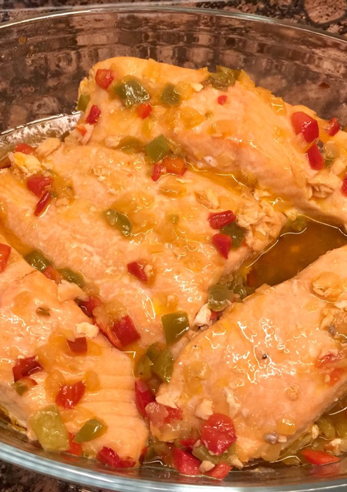 Una foto de Salmón al horno súper rápido, 15 minutos