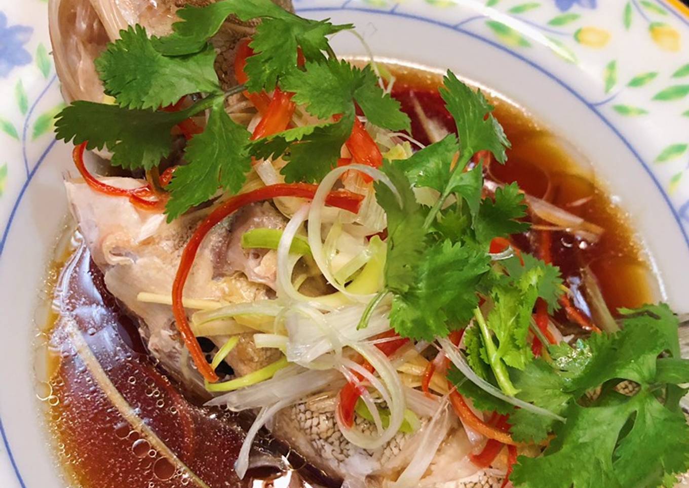 Steam Fish ala Hongkong
