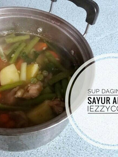 Foto resep Sup Daging dan Sayur ala Ibu #KitaBerbagi