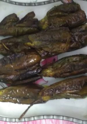 फ्राइड बैंगन भाजा (fried baingan bhaja recipe in Hindi) रेसिपी मुख्य फोटो