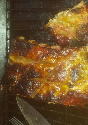 Una foto de Costilla de cerdo a la mostaza