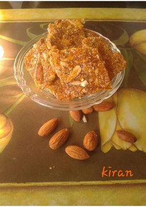 A picture of Dryfruit chikki.