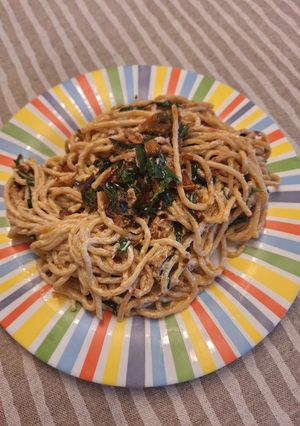Una foto de Spaghetti a la napolitana