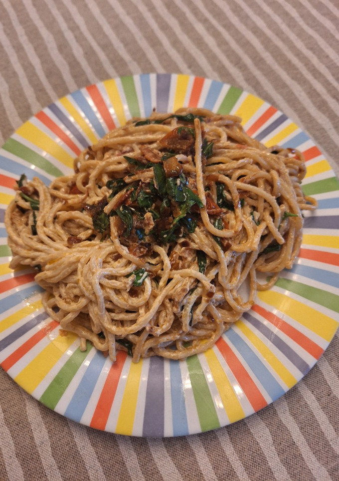 Una foto de Spaghetti a la napolitana