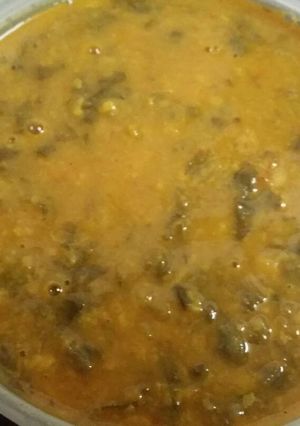 A picture of Dal Palak.