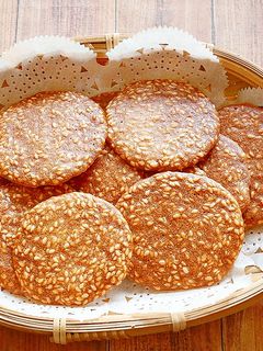 芝麻薄脆餅乾 的食譜成品照片
