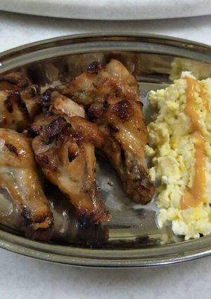 简易家庭式蒜香烤鸡 的食譜成品照片