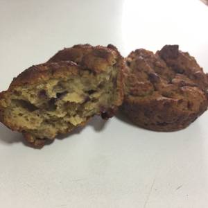 Muffins de harina de quinoa y mora