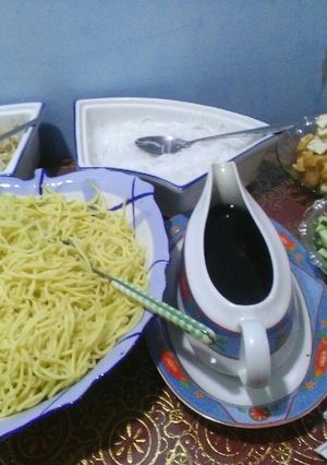 Foto resep Rujak mie simple
