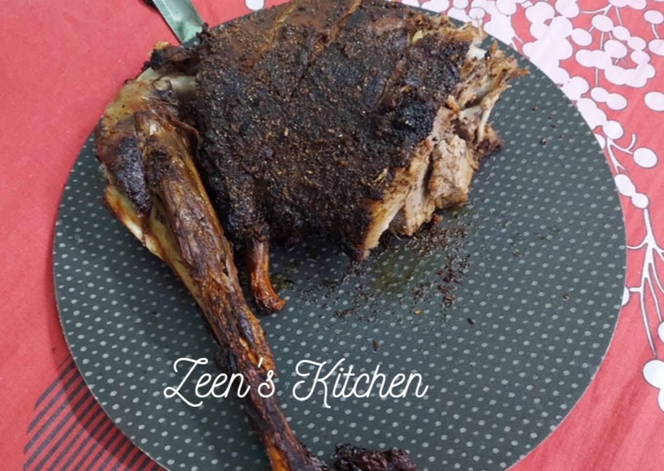 Oven Roasted Lamb Leg or Raan