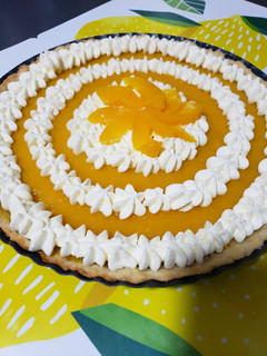 Una foto de Tarta de durazno a mi manera