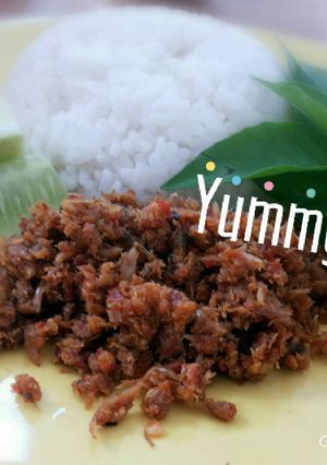 Foto resep serundeng ikan asin 3P (Praktis Puedes Puol)