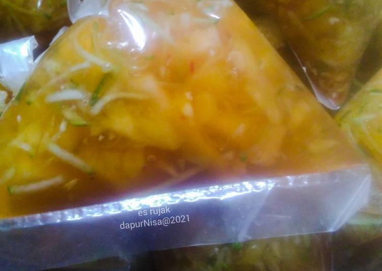 Resep Es Rujak pedas manis yang Sempurna