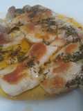 Churrasco de pollo en salsa chimichurri