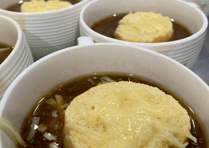 Recipe of Perfect French Onion Soup for Diet Food