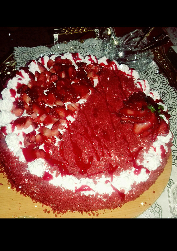 صورة لوصفة تورتة بالفراولة 🎂🎂🍓🍓
