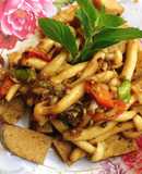 Nấm linh chi trắng xào chả chay - cho tín đồ thèm nấm 😋