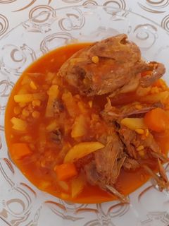عکسی از دستور خورشت بلدرچین برای ناهار