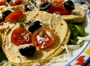 Foto di Pancakes di Ceci 🧀🫒🍅