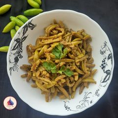 A picture of Kundru/Tindora Sabzi.