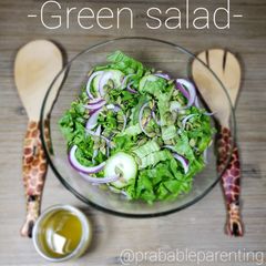 A picture of Green salad 🥬.