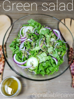 A picture of Green salad 🥬.