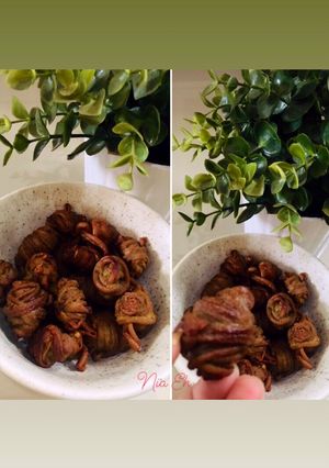 Foto resep Usus Ayam Lilit Goreng Kalasan